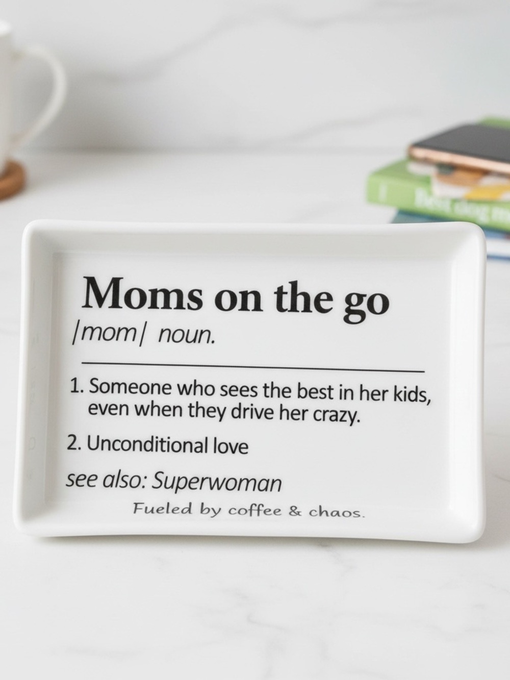 Beautiful Home Decor Entry Table Ceramic “mom” Someone who sees the best